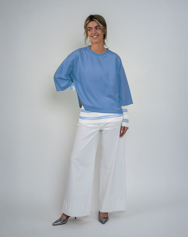 Sweater PASCOAL – HELLBLAU